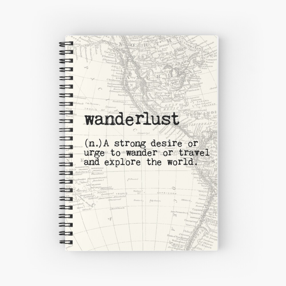 Wanderlust Spiral Notebook