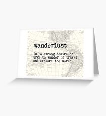 Wanderlust Greeting Card