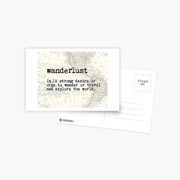Item preview, Wanderlust designed and sold by wolfandbird.