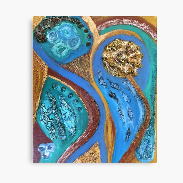 Stocksom Blue Lagoon Canvas Print