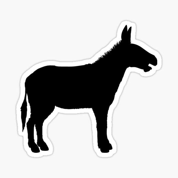 Item preview, Donkey load animal gift idea designed and sold by RetroFuchs.