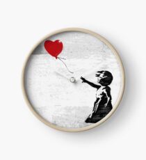 Banksy - Girl with a balloon Clock