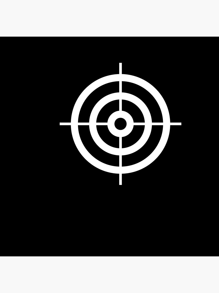 Bullseye Shooting Target Rings Art Board Print for Sale by phoxydesign