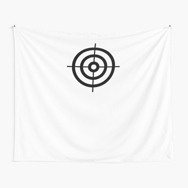 Black and white online tapestry target