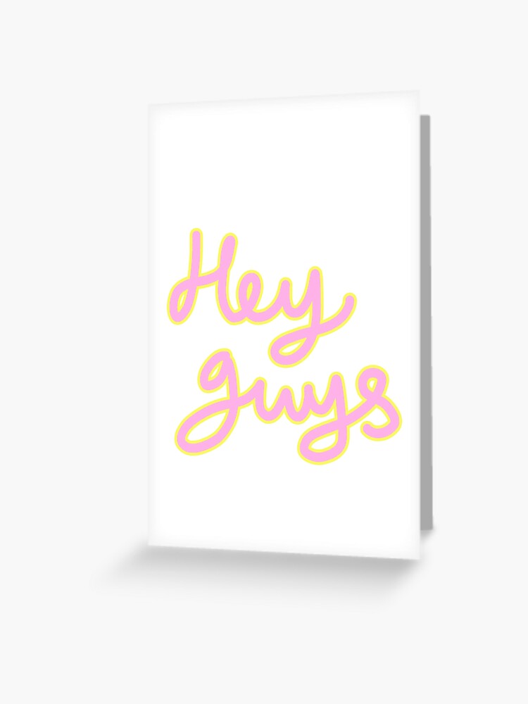 Tarjetas de felicitación «¡Hola chicos! ¡Cómo estás hoy!» de YuriLee |  Redbubble