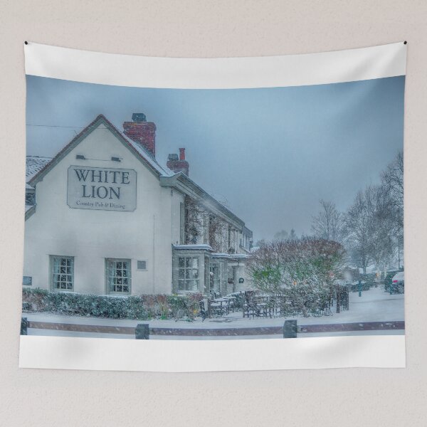Item preview, Winter at The White Lion Country Pub & Dining in Yateley designed and sold by Dave Williams.