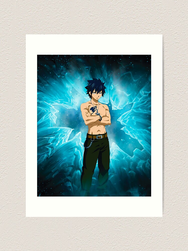 Gray Fullbuster Fairy Tail Anime Galaxy Art Print By Vgraphicdesigns Redbubble