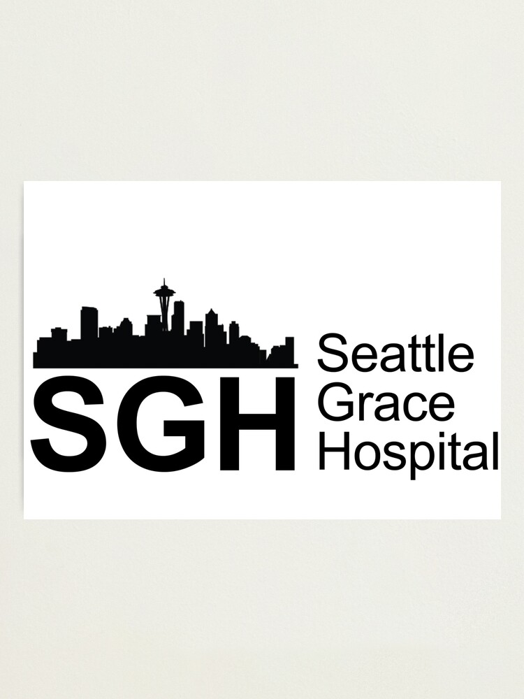 Sgh Seattle Grace Hospital Grey S Fotodruck Von Flafy7 Redbubble