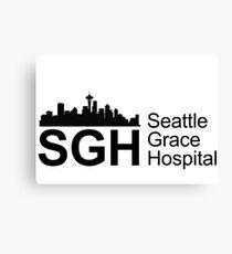 SGH- Seattle Grace Hospital- Grey's Canvas Print