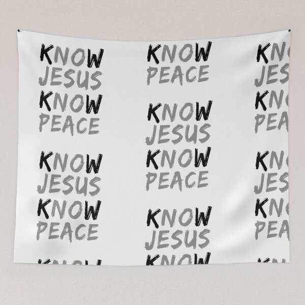 Item preview, KNOW JESUS KNOW PEACE! GIFT IDEA FOR A CHRISTIAN designed and sold by JamesandLuis.