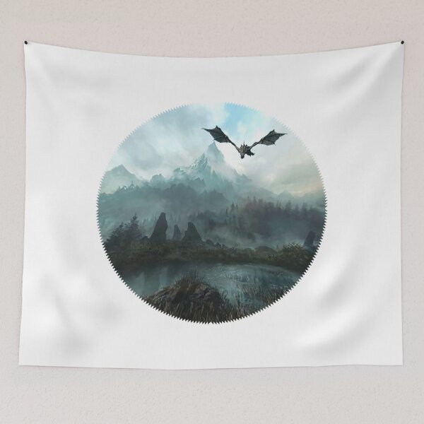 Item preview, round mountain dragon designed and sold by autrouvetout.