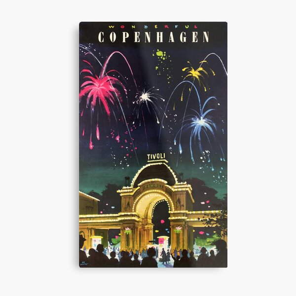 Tivoli Gardens Metal Print