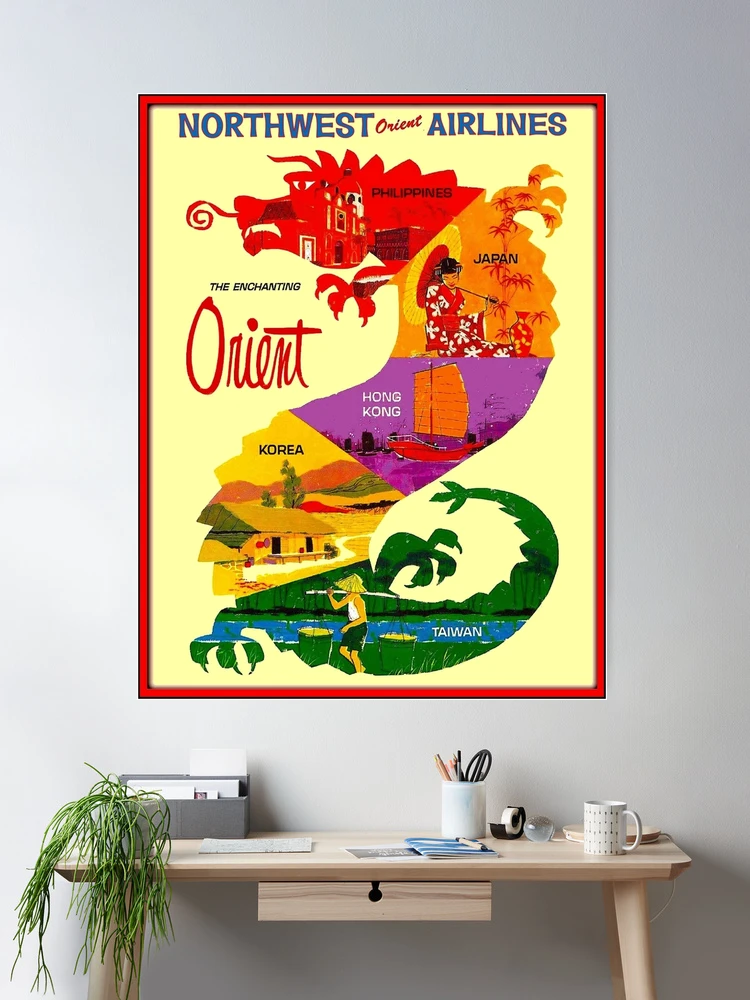 1972 Northwest Orient Airlines 747: Honolulu Tokyo Osaka
