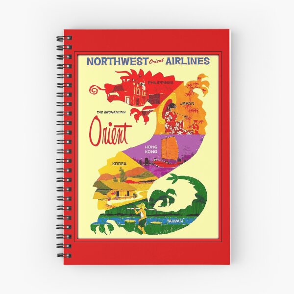 Item preview, NORTHWEST ORIENT AIRLINES : Vintage Tourism Advertising Print designed and sold by posterbobs.