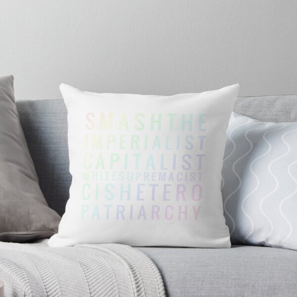 Item preview, Smashtheimperialistcapitalistwhitesupremacistcisheteropatriarchy - rainbow pastels designed and sold by thespyglass.
