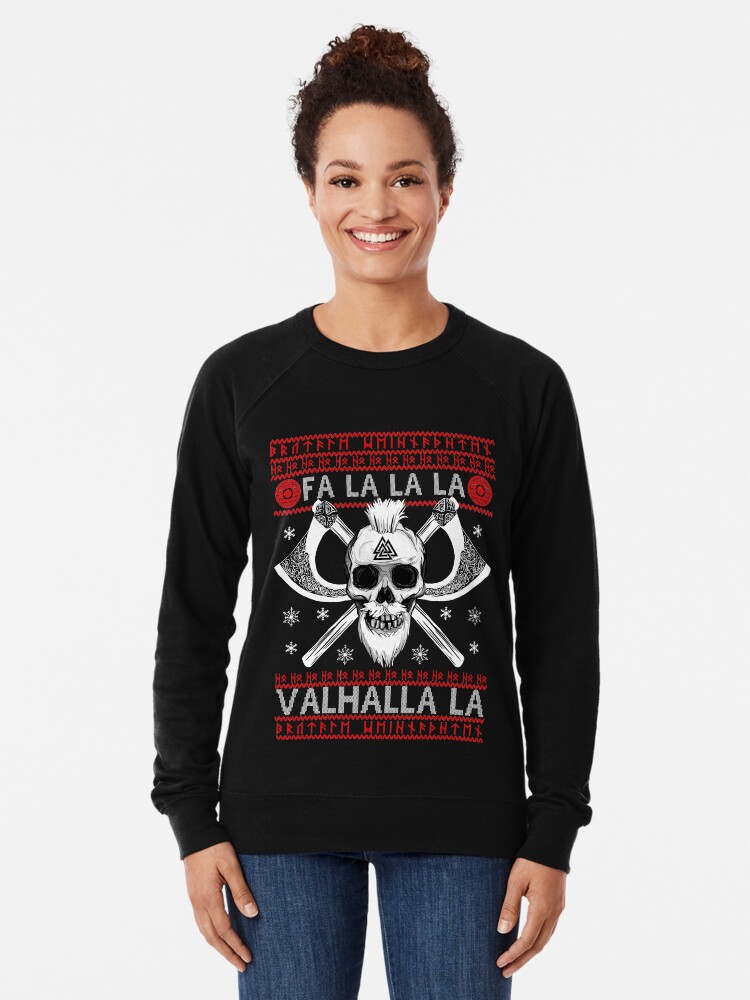Falala Pull de Noël viking Sweatshirt