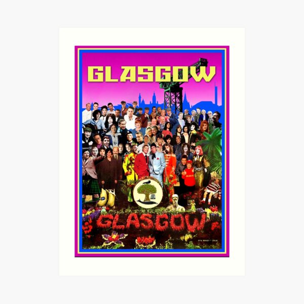 "GLASGOW GLASGOW" Art Print for Sale by StuWho Redbubble