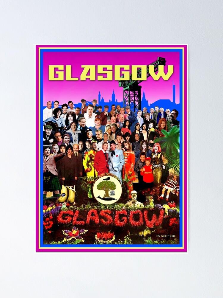 "GLASGOW GLASGOW" Poster for Sale by StuWho Redbubble