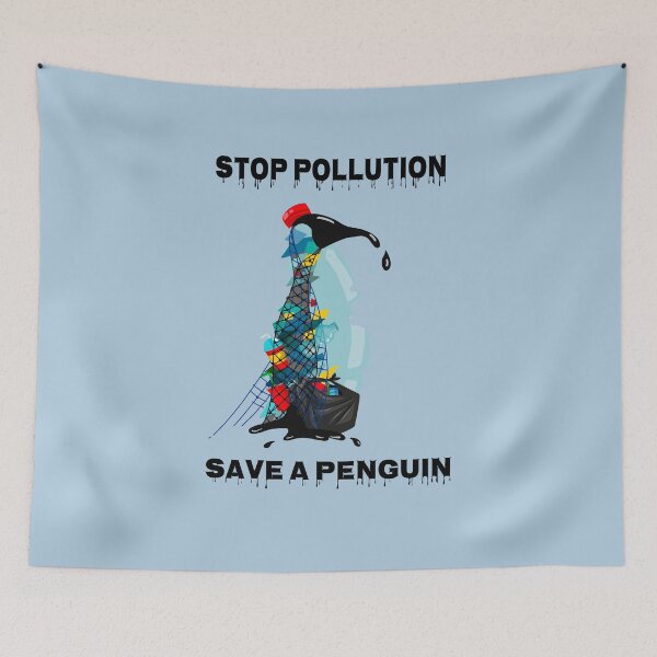 Item preview, Stop Pollution Save a Penguin designed and sold by IKOK.