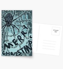 Christmas Spider Postcards