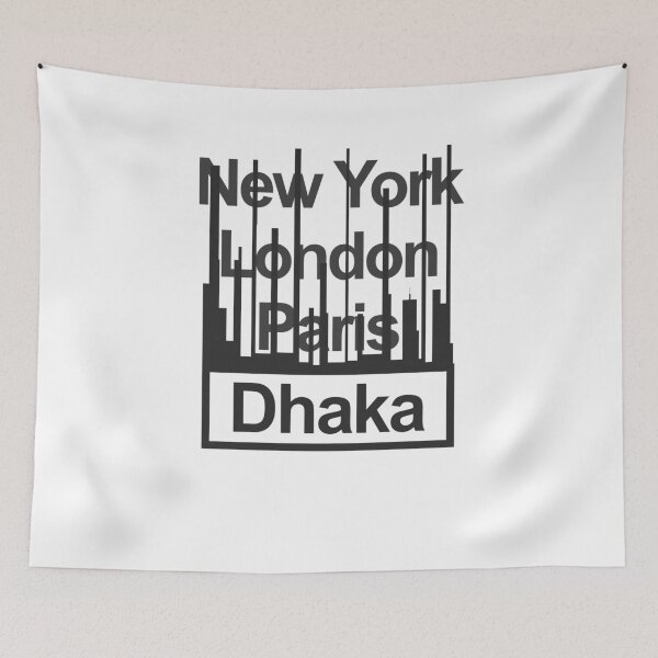 Item preview, Dhaka Bangladesh City Text design designed and sold by GetItGiftIt.