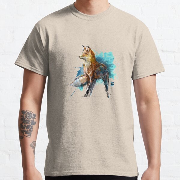 fox colored sketch psdelux Classic T-Shirt