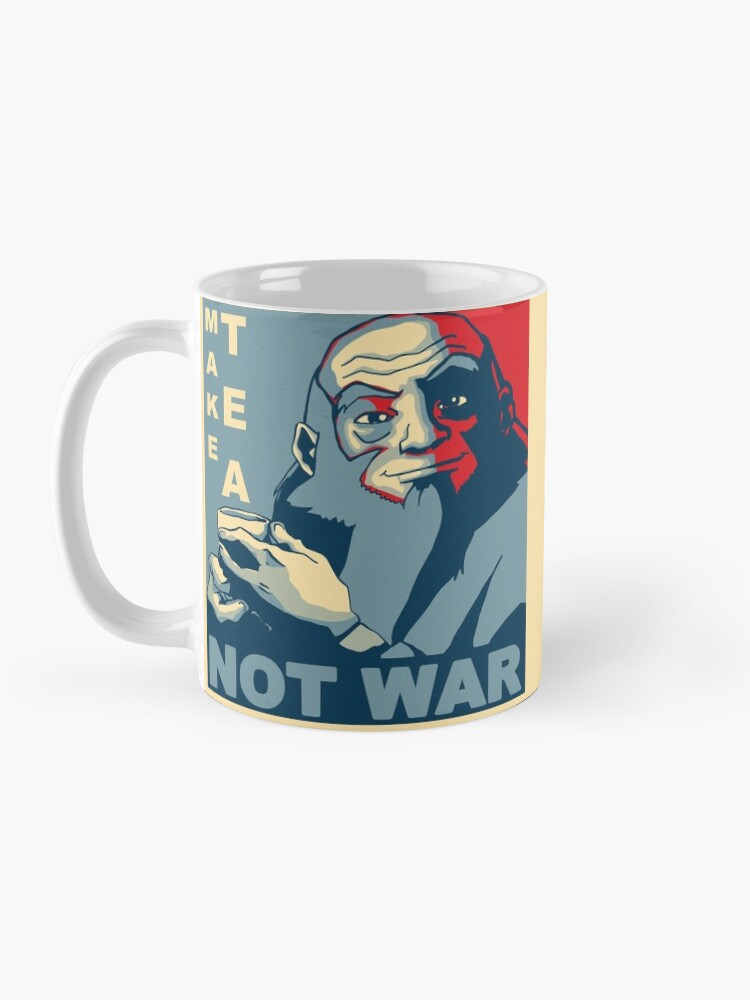 Alternate view of Iroh "Make Tea Not War" Coffee Mug