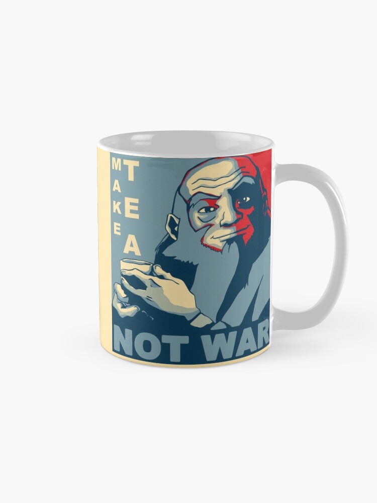 Alternate view of Iroh "Make Tea Not War" Coffee Mug
