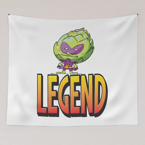 Item preview, Legend Artichoke Alien The Man The Myth The Legend Funny Alien I Believe in Aliens Foodietoon designed and sold by ProjectX23.