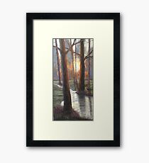 Sunrise Creek Framed Print
