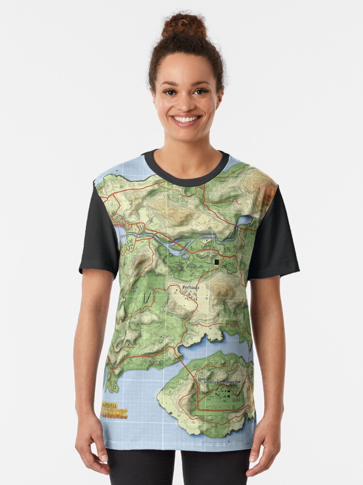 fortnite map shirt