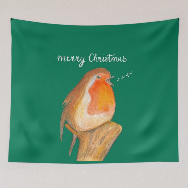 Item preview, Merry Christmas Robin designed and sold by lenaliluna.