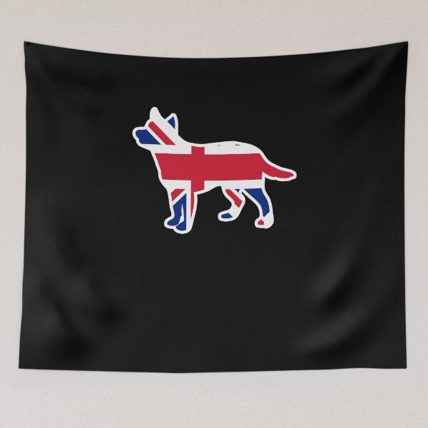 Item preview, Australian Cattle Dog Dog Flag of the United Kingdom designed and sold by shoppzee.