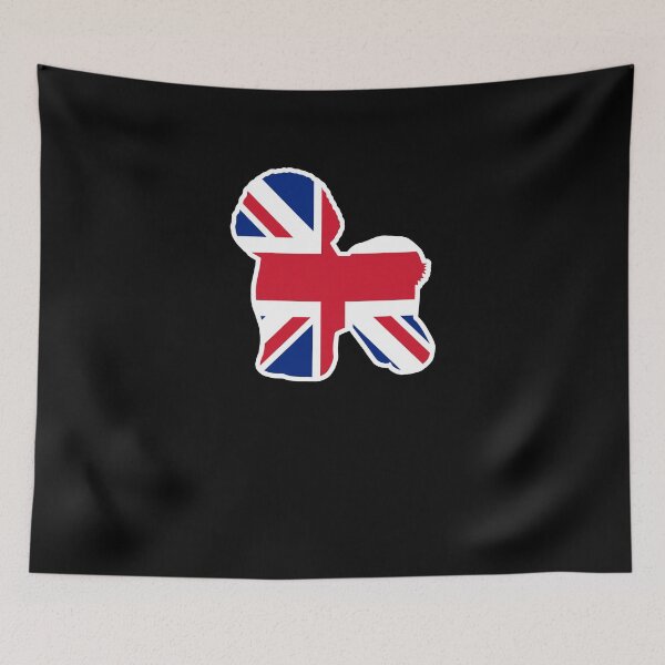 Item preview, Bichon Frise Dog Flag of the United Kingdom designed and sold by shoppzee.