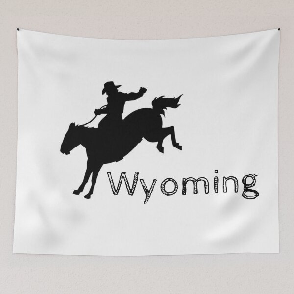 Item preview, Wyoming Rodeo Coyboy designed and sold by WWLandscapes.