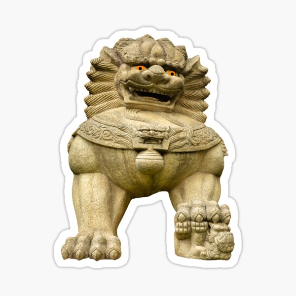 Item preview, Female Foo Dog designed and sold by OwlOccasions.