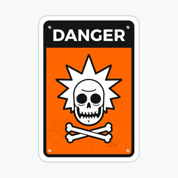 50pcs Funny Caution Sticker Prank Warning Decal Joke Danger Stickers Hazard Construction Workers Union Foreman