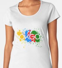 OK, gehen Sie Farben Frauen Premium T-Shirts