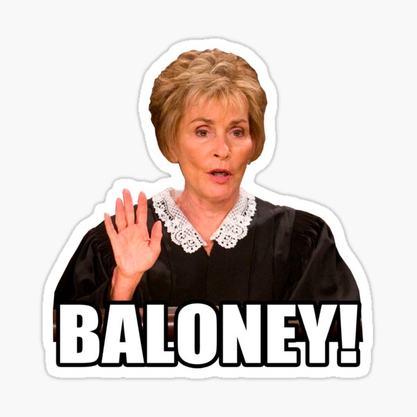 Item preview, Judge Judy - Baloney designed and sold by SparkleAndFluff.