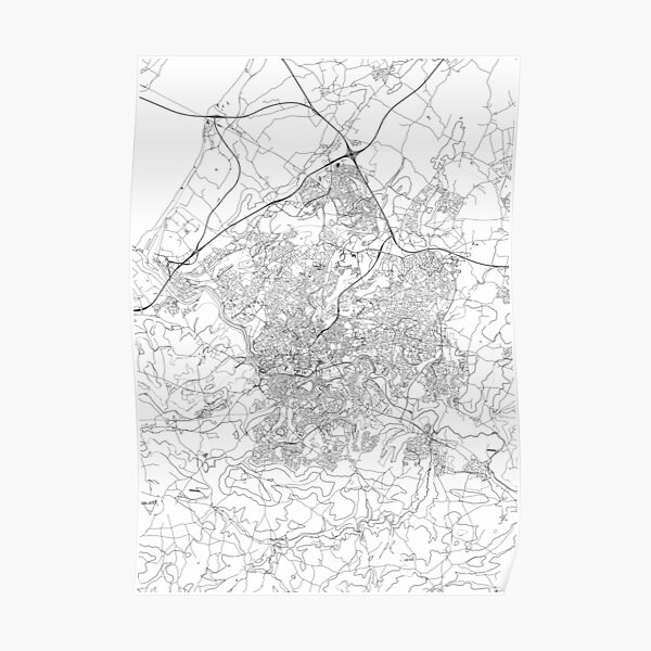 England Poster City map Printable Wall art Street map Bristol Print