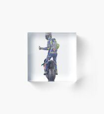 valentino rossi selebration Acrylic Block