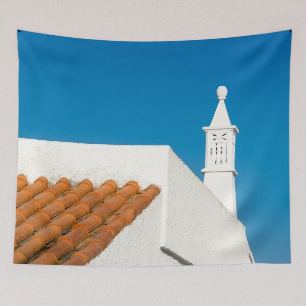 Item preview, Signature Algarvian - Quintessential Chimney Pot and Terracotta Rooftop designed and sold by Georgia Mizuleva.