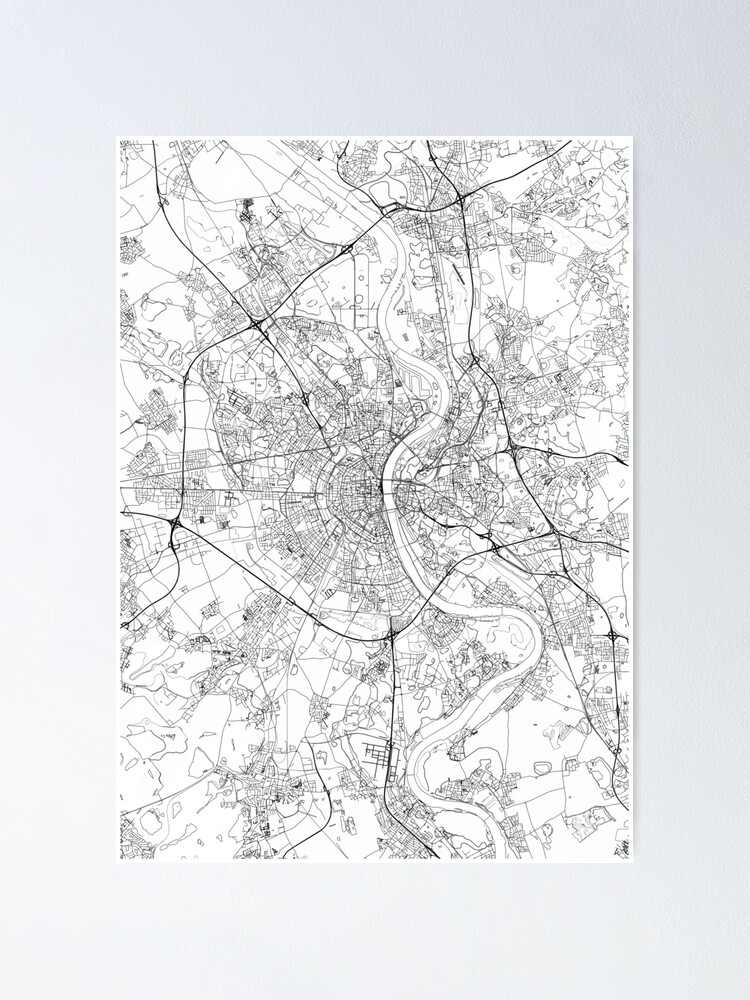 Cologne Map Poster Print Wall Art Germany Gift Printable Home And Nursery Modern Map Decor For Office Map Art Map Gifts Poster By Marzzgraphics Redbubble