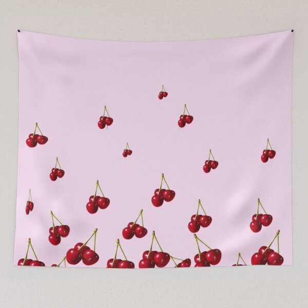 Item preview, DECORATVE FALLING RED CHERRIES   designed and sold by sharlesart.