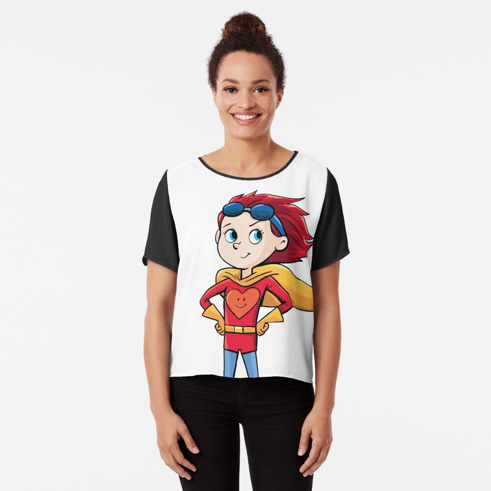 Super Girl Chiffon Top