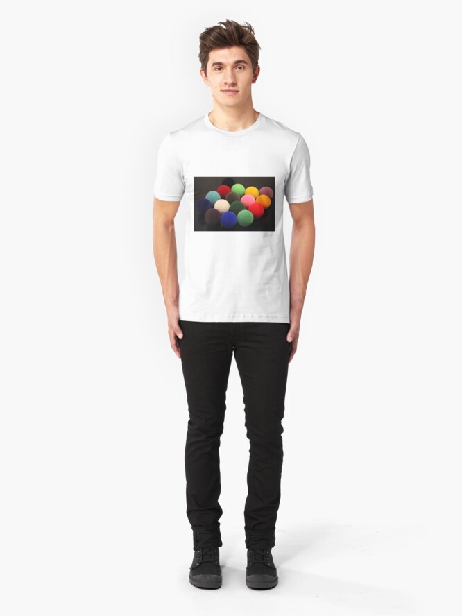 Alternate view of Christmas Snooker Slim Fit T-Shirt