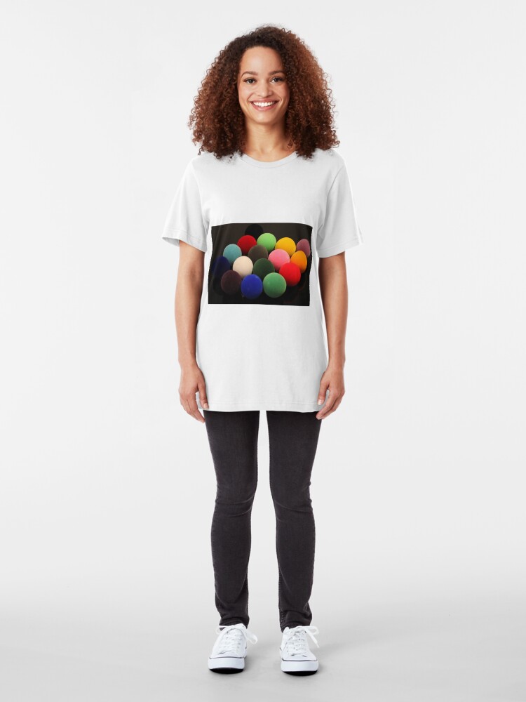 Alternate view of Christmas Snooker Slim Fit T-Shirt