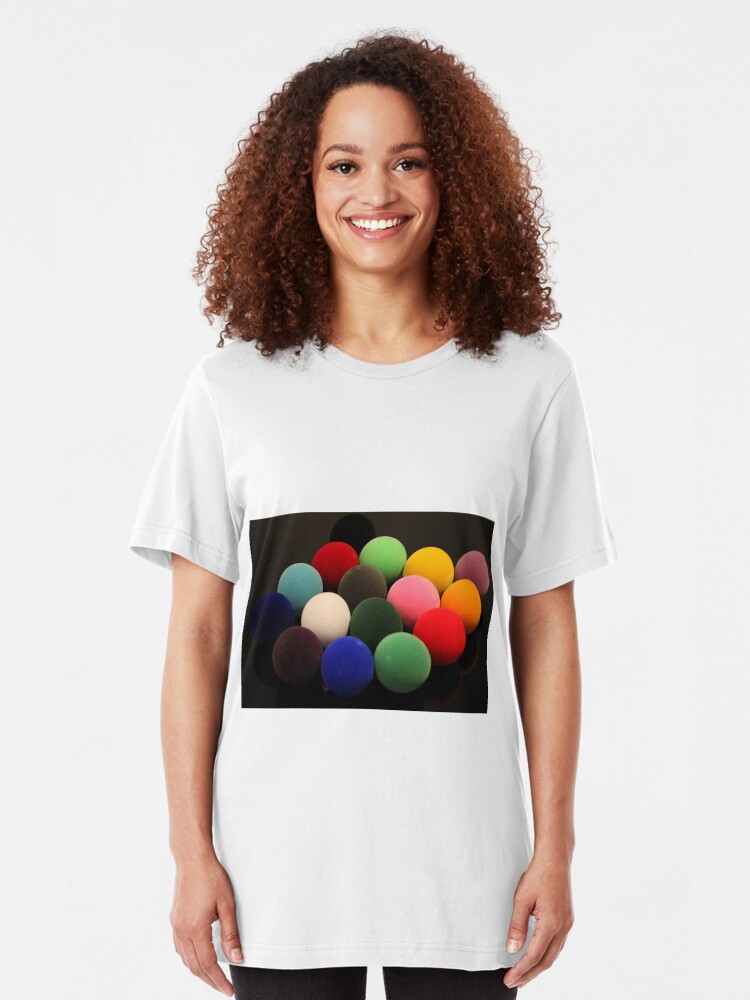 Alternate view of Christmas Snooker Slim Fit T-Shirt