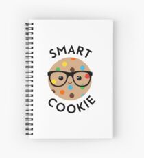 Smart cookie cute illustration Spiral Notebook