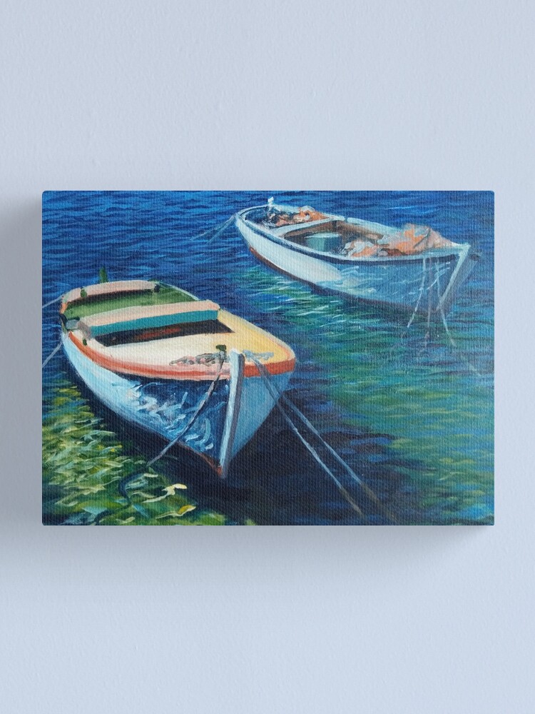 Alternate view of Boats on Adriatic Sea Canvas Print